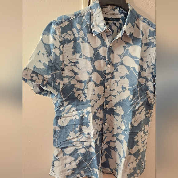 Perry Ellis Linen Blend Shirt - Picture 4 of 6